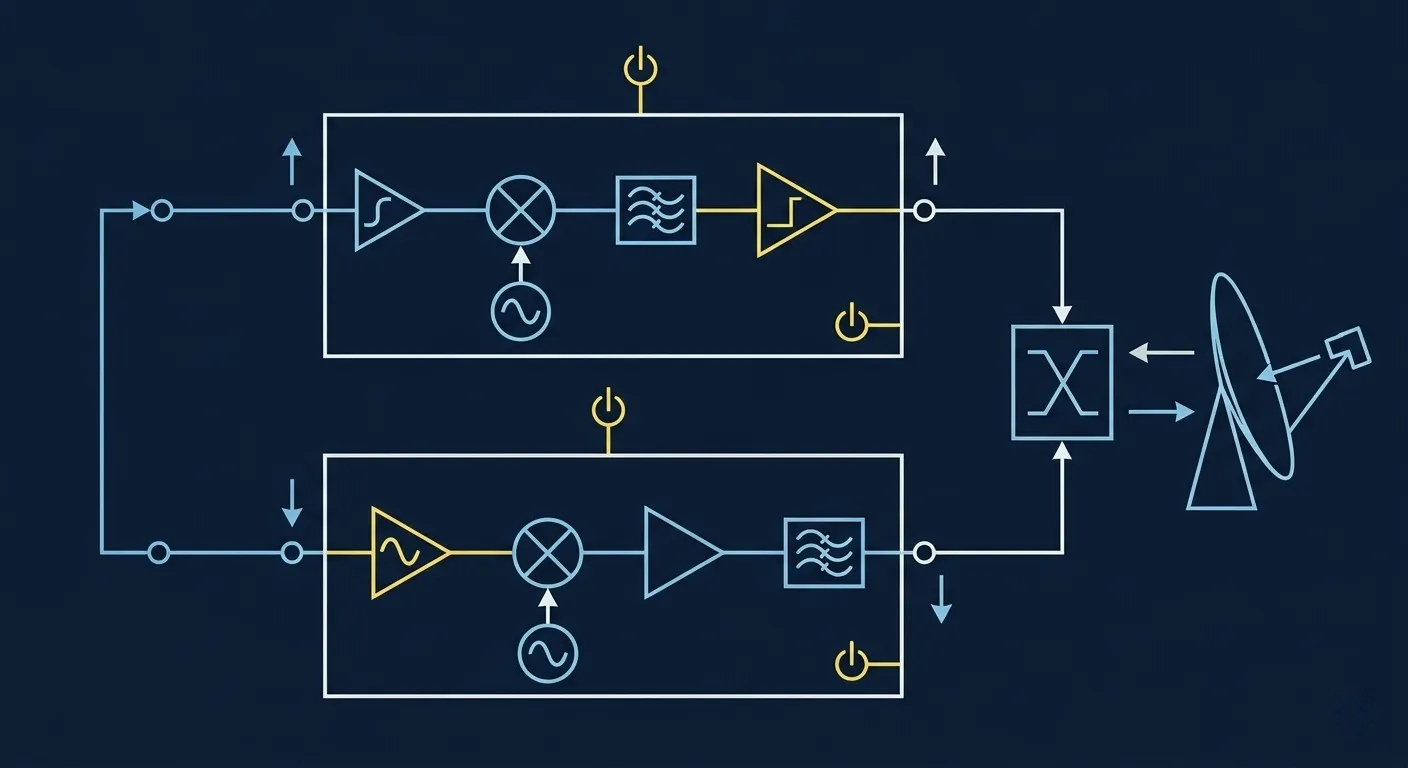 BUC vs LNB vs LNA in Satellite Systems Explained BUC vs LNB vs LNA in Satellite Systems Explained