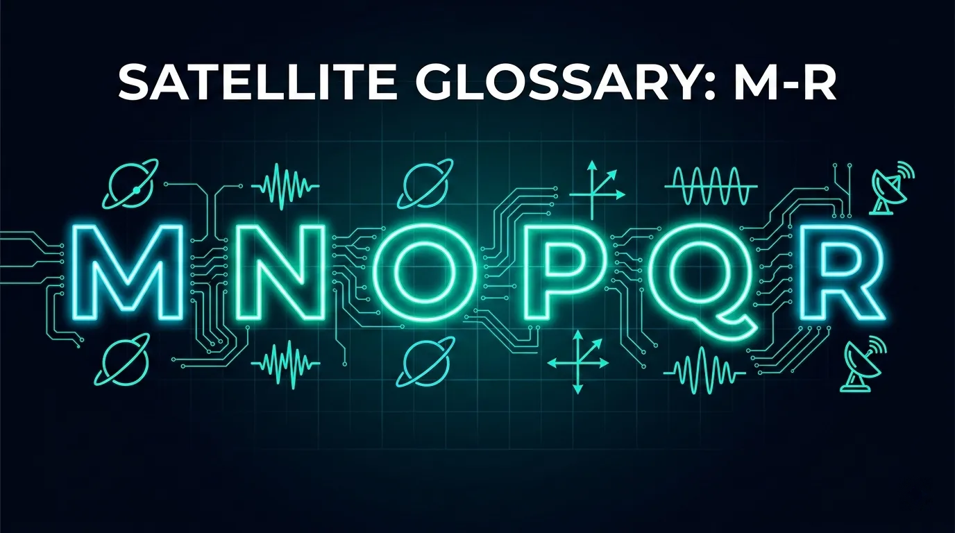 Satellite Glossary: M-R Satellite Glossary: M-R
