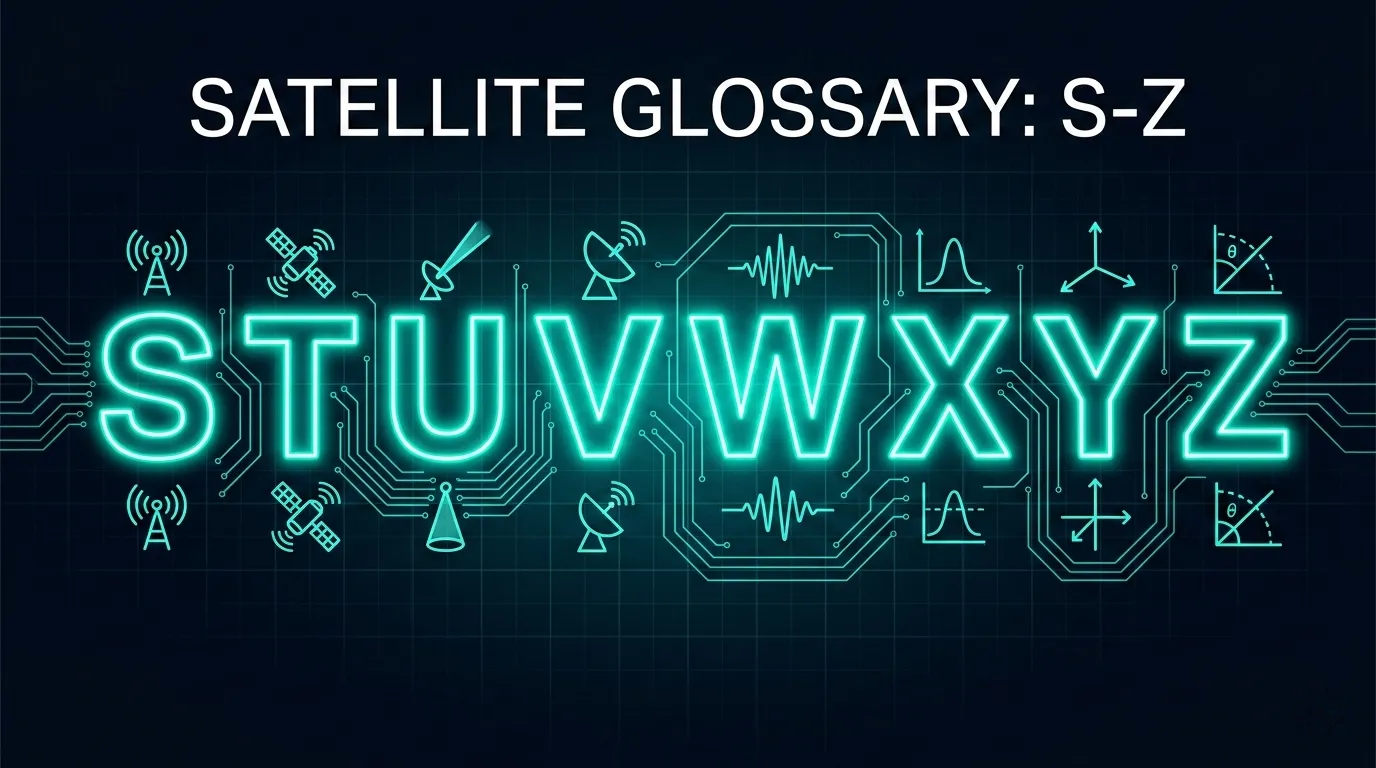 Satellite Glossary: S-Z Satellite Glossary: S-Z