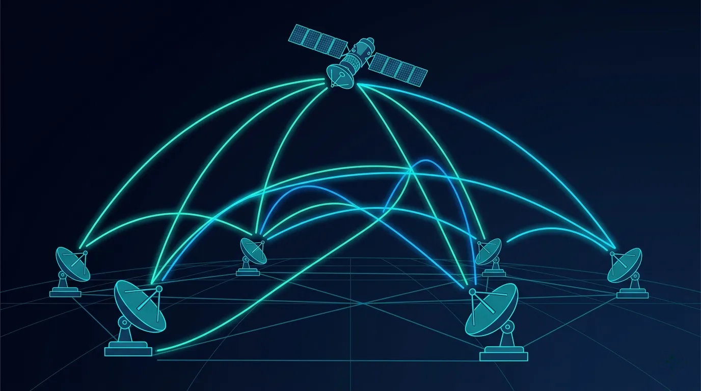 Hubless VSAT Networks Explained: When Satellite Terminals Communicate Without a Central Hub Hubless VSAT Networks Explained: When Satellite Terminals Communicate Without a Central Hub