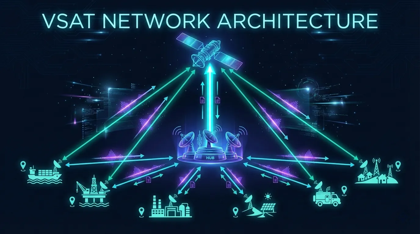 VSAT Network Architecture: Star, Mesh & Hybrid Topology VSAT Network Architecture: Star, Mesh & Hybrid Topology